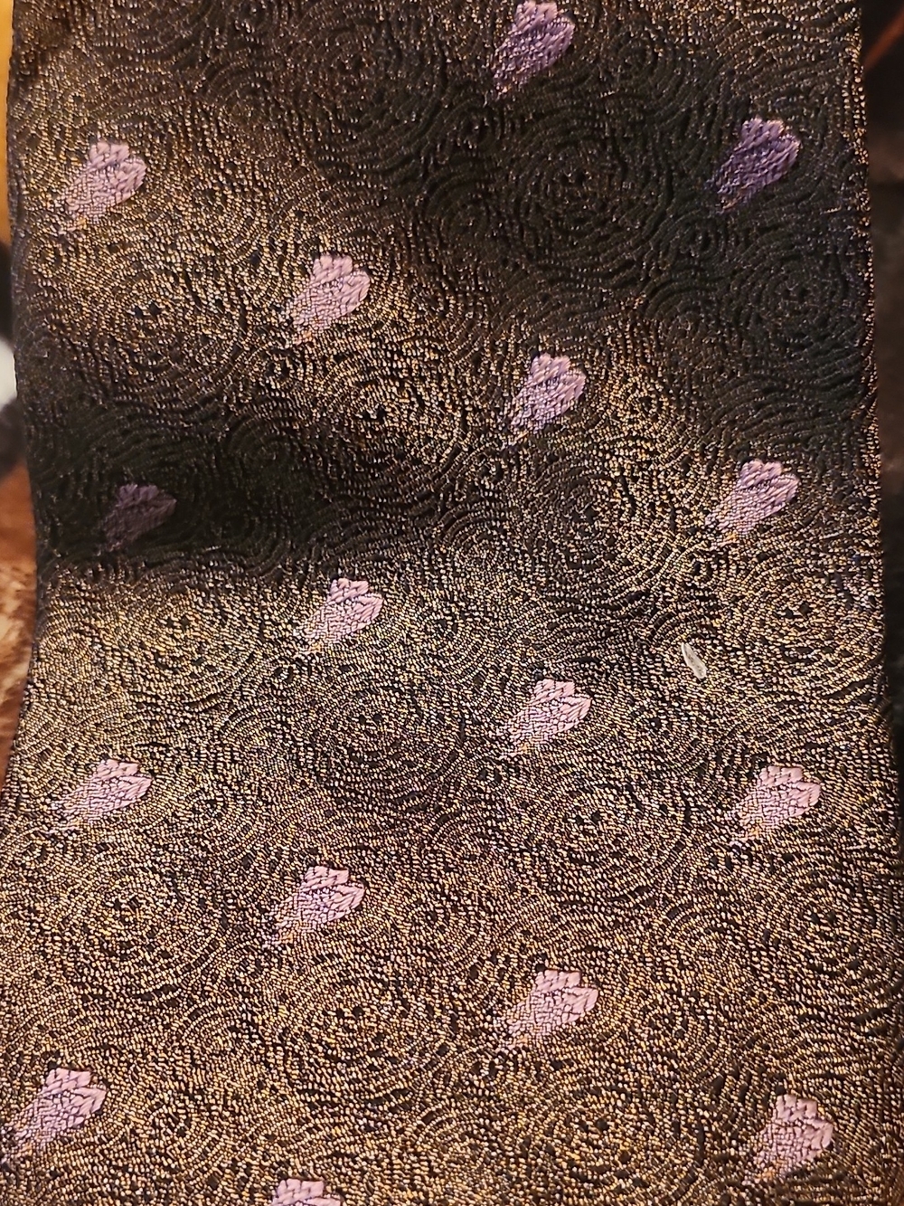 Others Follow Black Tie with Pink Heart Motif